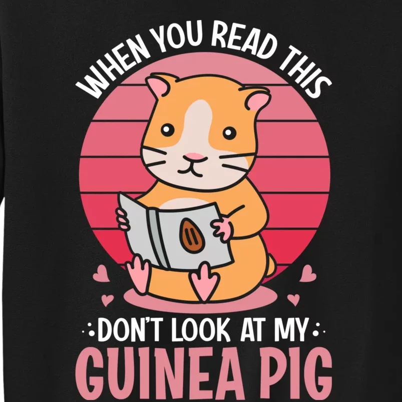 When You Read This Dont Look At My Guinea Pig Sweatshirt