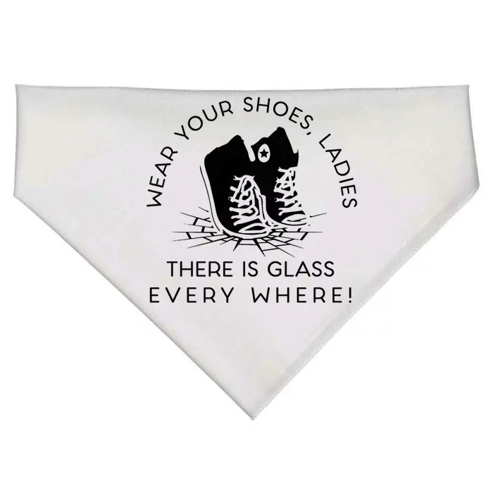 Wear Your Shoes Kamala Harris For Women Glass Ceiling Fe USA-Made Doggie Bandana