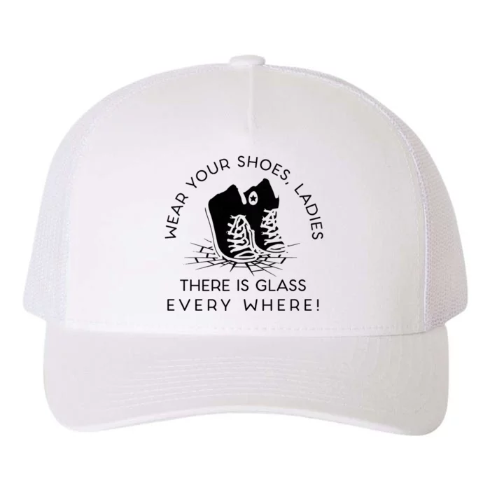 Wear Your Shoes Kamala Harris For Women Glass Ceiling Fe Yupoong Adult 5-Panel Trucker Hat