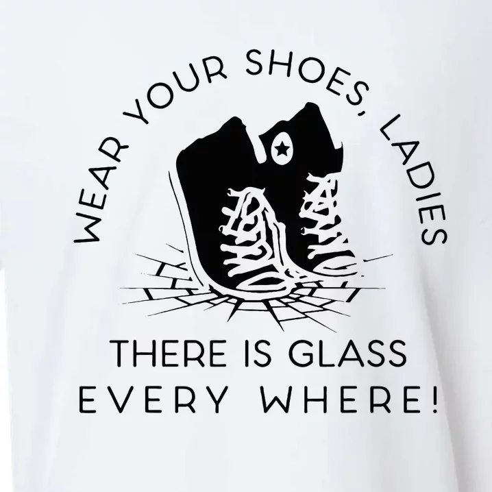 Wear Your Shoes Kamala Harris For Glass Ceiling Fe Sueded Cloud Jersey T-Shirt