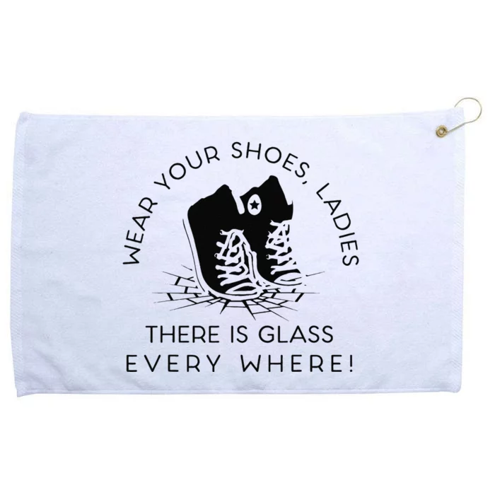 Wear Your Shoes Kamala Harris Glass Ceiling Fe Grommeted Golf Towel