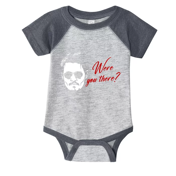 Were You There Johnny Depp Funny Infant Baby Jersey Bodysuit