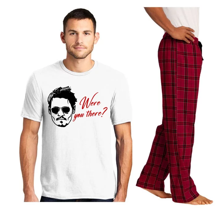 Were You There Johnny Depp Funny Pajama Set