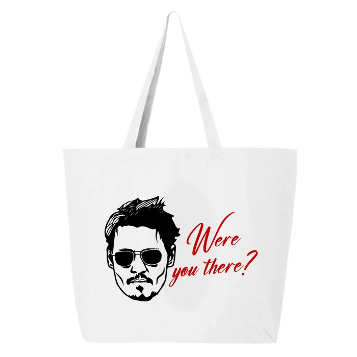 Were You There Johnny Depp Funny 25L Jumbo Tote