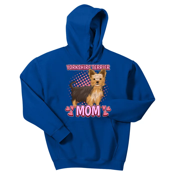 Wo Yorkshire Terrier Mom Quote Mothers Day Yorkie Gift Kids Hoodie