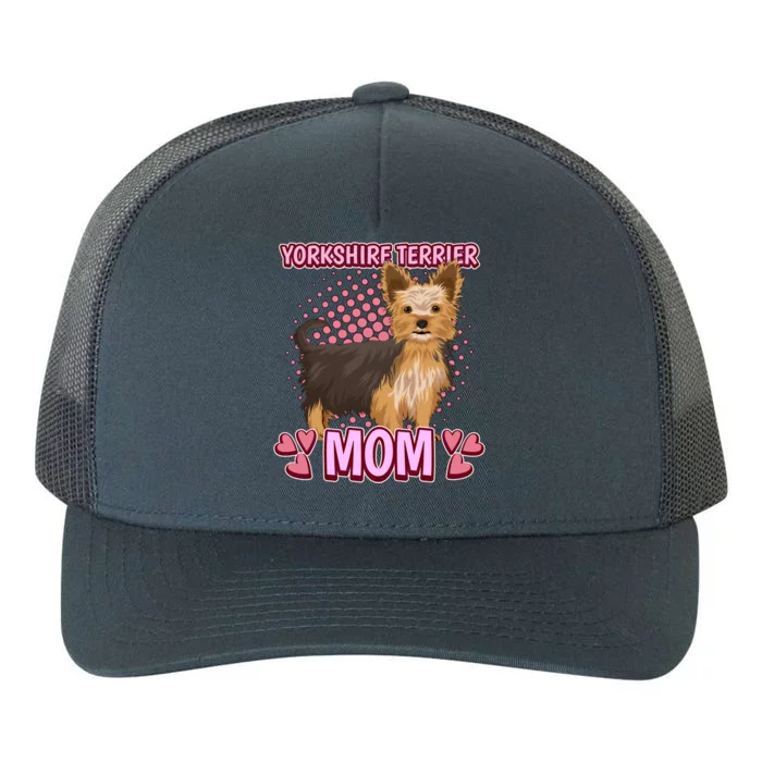 Wo Yorkshire Terrier Mom Quote Mothers Day Yorkie Gift Yupoong Adult 5-Panel Trucker Hat