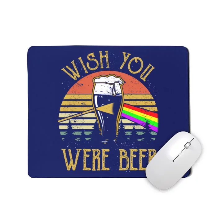 Wish You Were Beer Funny Beer Quote Beer Meme Sunset Mousepad