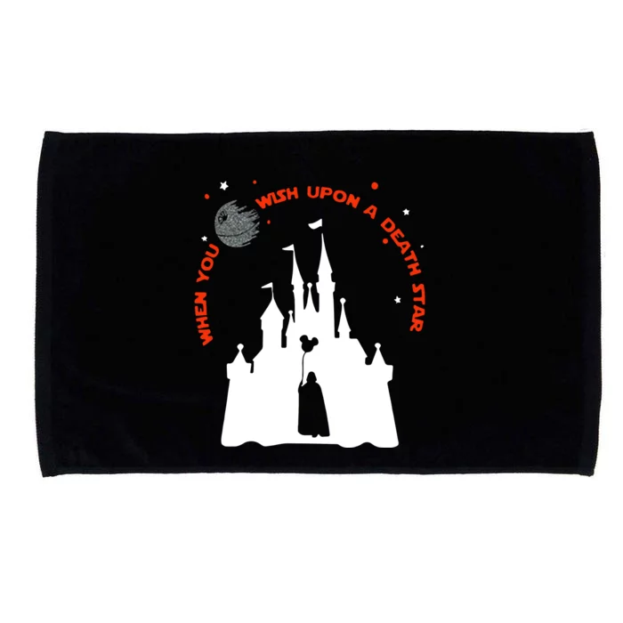 When You Wish Upon A Death Star Halloween Microfiber Hand Towel