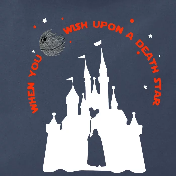 When You Wish Upon A Death Star Halloween Zip Tote Bag