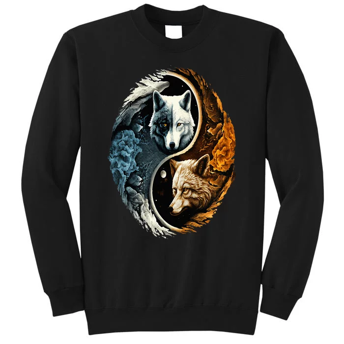 Wolf Yin Yang Tall Sweatshirt