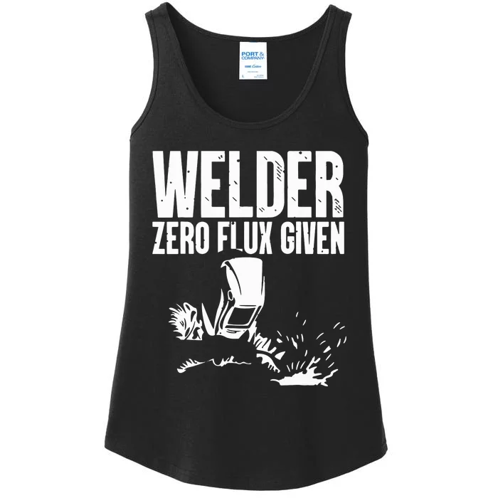 Welder Zero Flux Given Flame Metalsmith Fabricator Ladies Essential Tank