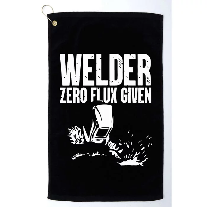 Welder Zero Flux Given Flame Metalsmith Fabricator Platinum Collection Golf Towel