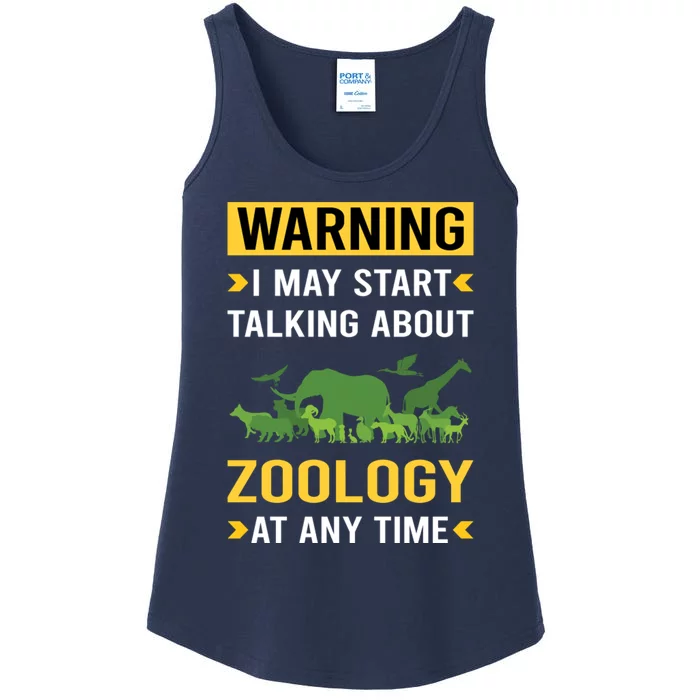 Warning Zoology Zoologist Ladies Essential Tank