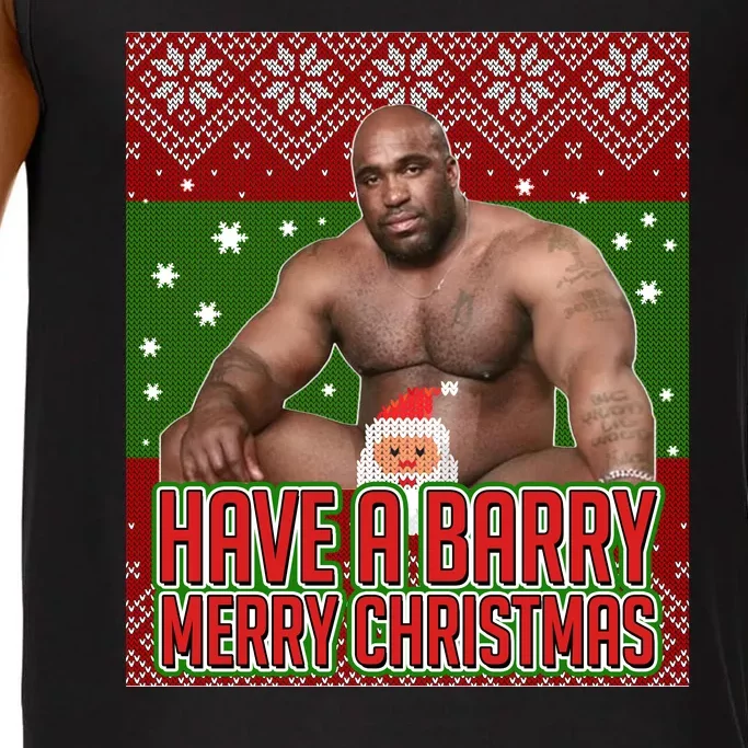 X-Mas Christmas Have A Barry Merry Christmas Ugly Sweater Comfort Colors® Tank Top