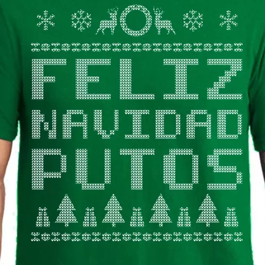 X-Mas Feliz Navidad Putos Ugly Christmas Pajama Set