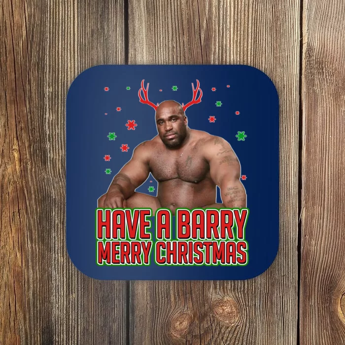 X-Mas Have A Barry Merry Christmas Coaster