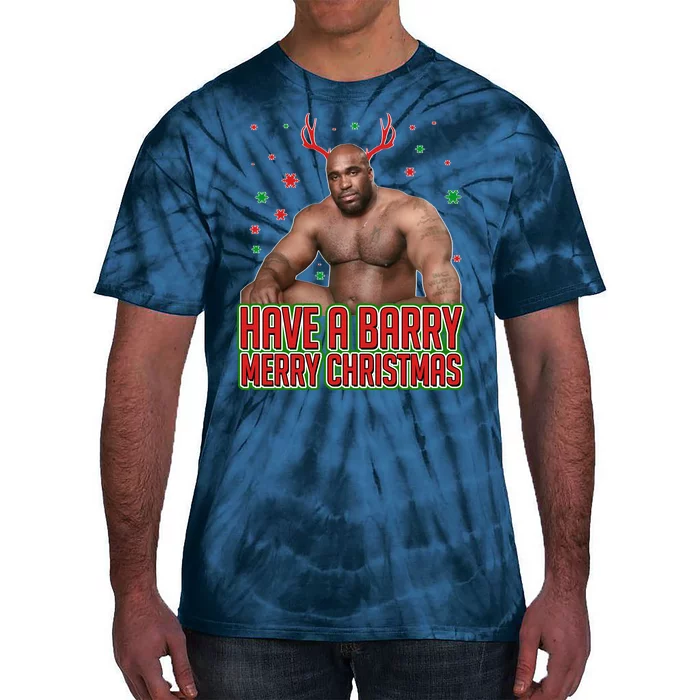 X-Mas Have A Barry Merry Christmas Tie-Dye T-Shirt