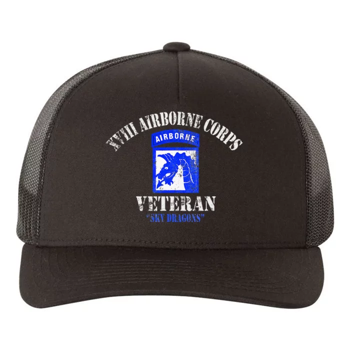 Xviii 18th Airborne Corps Veteran Army Military Veterans Day Yupoong Adult 5-Panel Trucker Hat