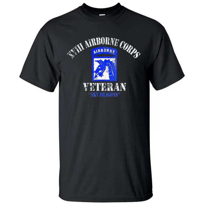 Xviii 18th Airborne Corps Veteran Army Military Veterans Day Tall T-Shirt