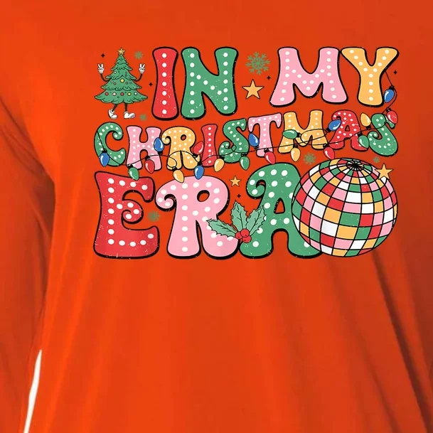 Xmas 2024 Groovy In My Christmas Era Family Matching Gift Cooling Performance Long Sleeve Crew