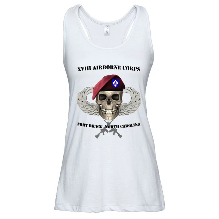 Xviii Airborne Corps Ft Bragg North Carolina Ladies Essential Flowy Tank