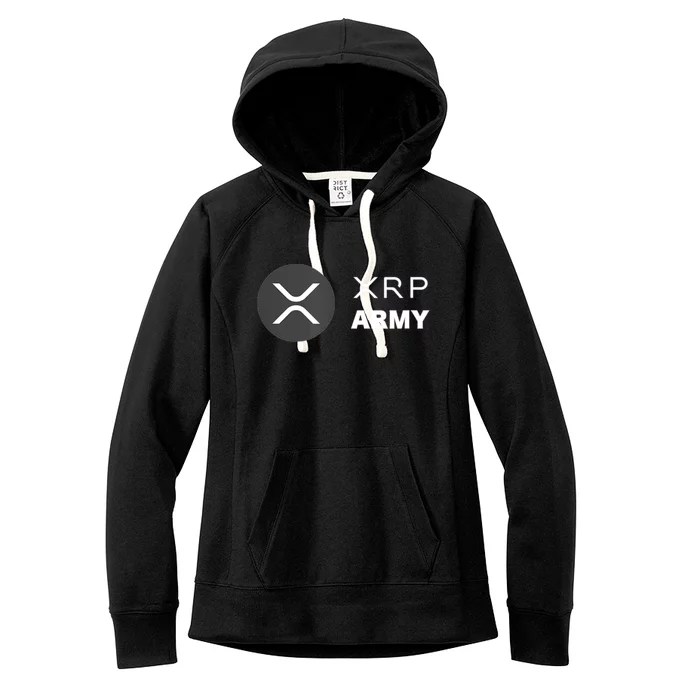 XRP Army | Ripple Crypto HODL Chainlink Ethereum Bitcoin Women's Fleece Hoodie