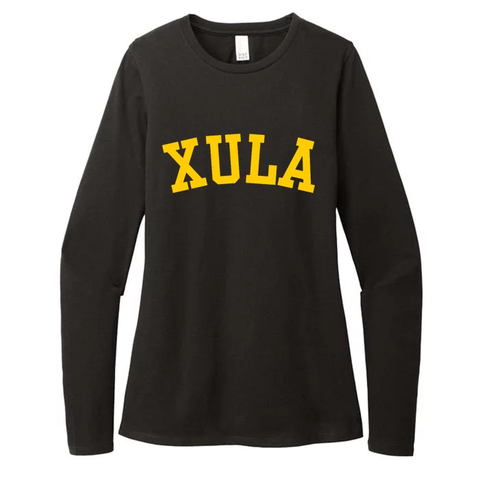 Xula Arch Vintage University Alumni Style Womens CVC Long Sleeve Shirt