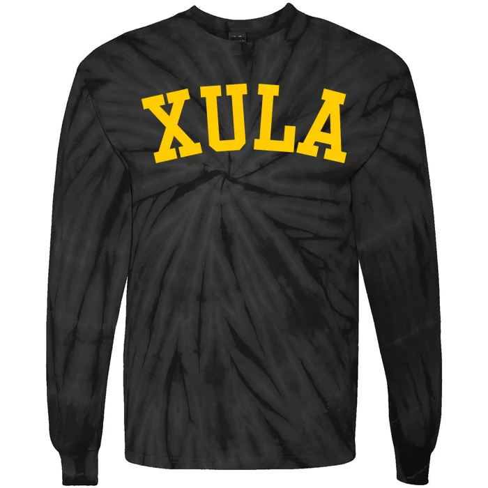 Xula Arch Vintage University Alumni Style Tie-Dye Long Sleeve Shirt