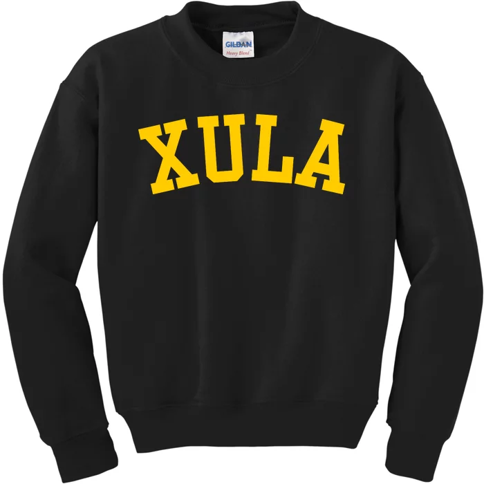 Xula Arch Vintage University Alumni Style Kids Sweatshirt