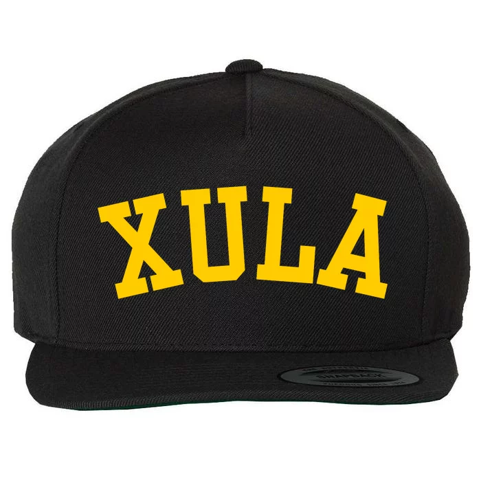 Xula Arch Vintage University Alumni Style Wool Snapback Cap