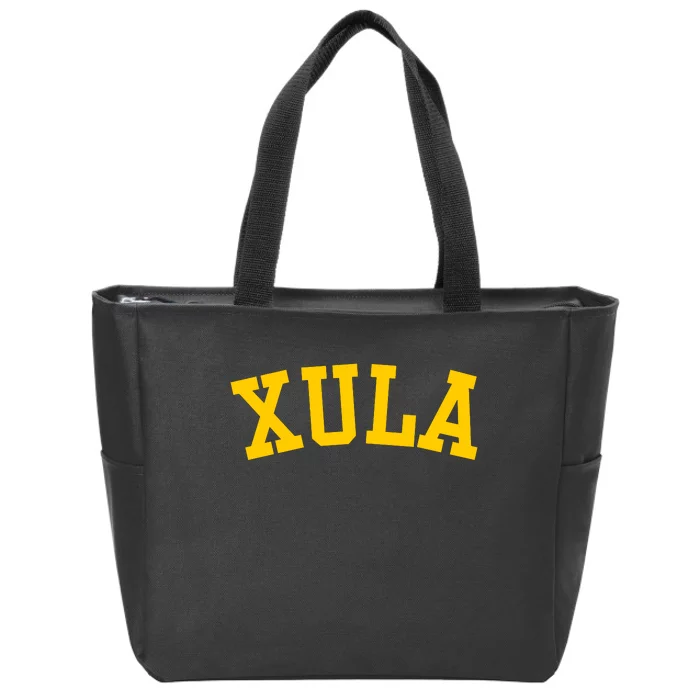 Xula Arch Vintage University Alumni Style Zip Tote Bag