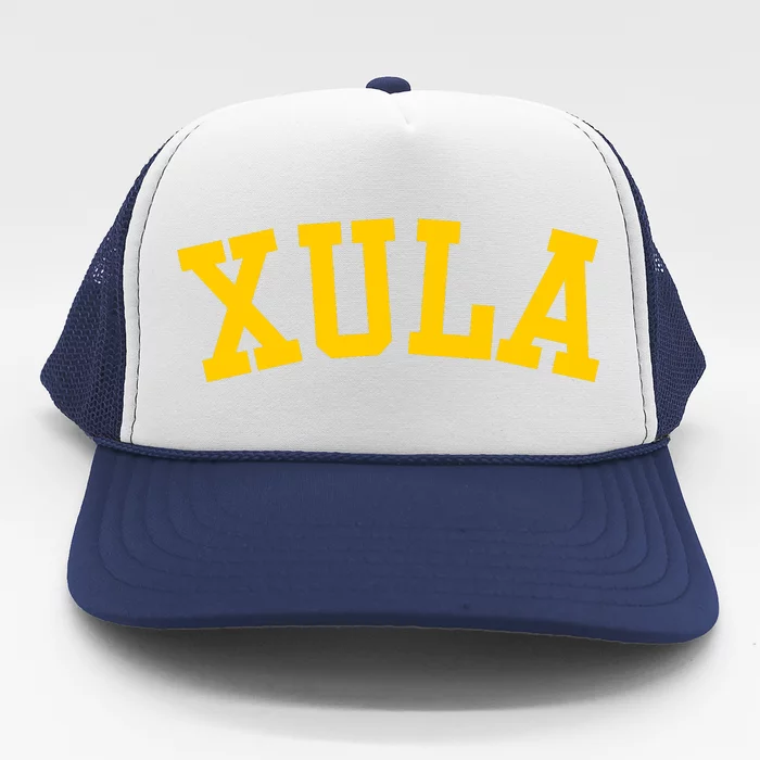 Xula Arch Vintage University Alumni Style Trucker Hat