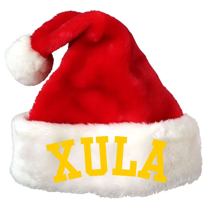 Xula Arch Vintage University Alumni Style Premium Christmas Santa Hat