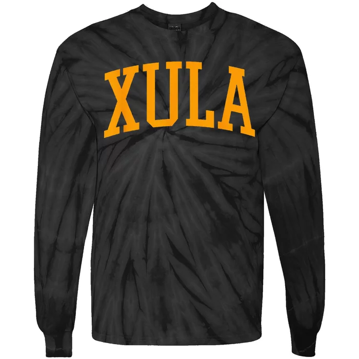 XULA Arch Vintage University Alumni Style Tie-Dye Long Sleeve Shirt