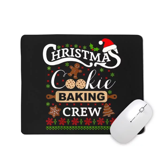 Xmas Baking Crew Gifts Cookie Exchange Team Mousepad