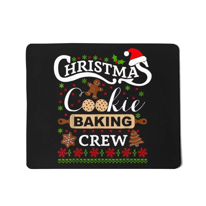 Xmas Baking Crew Gifts Cookie Exchange Team Mousepad