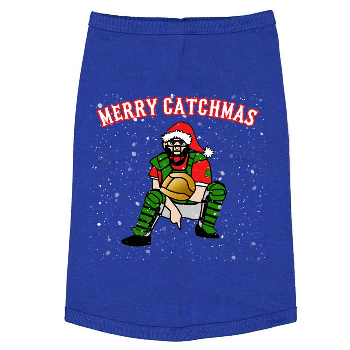 Xmas Baseball Catcher Christmas Baseball Gift Merry Catchmas Gift Doggie Tank