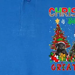 Xmas Better With Great Danes Santa Reindeer Elf Great Danes Gift Softstyle Adult Sport Polo