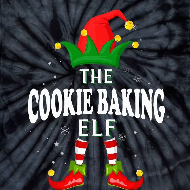 Xmas Cookie baking Elf Family Matching Christmas Pajama Tie-Dye T-Shirt