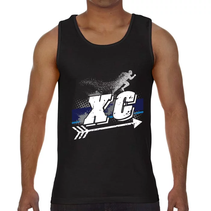 Xc Cross Country Runner Coaches Trainers Team Running Gift Comfort Colors® Tank Top