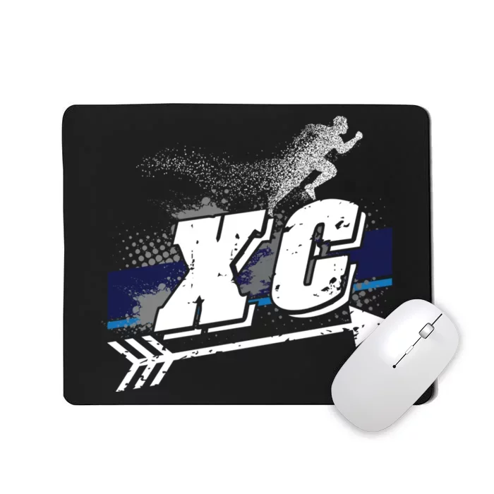 Xc Cross Country Runner Coaches Trainers Team Running Gift Mousepad