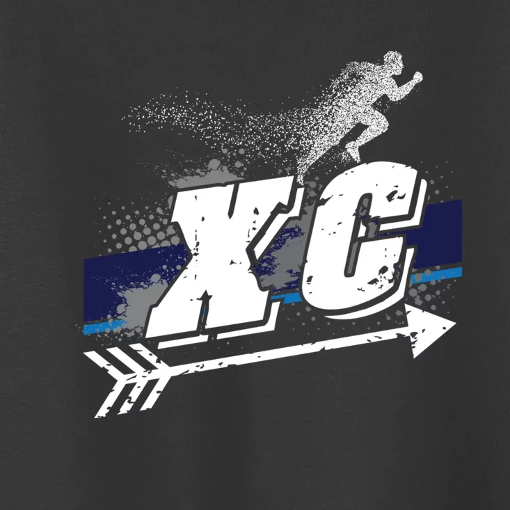 Xc Cross Country Runner Coaches Trainers Team Running Gift Toddler T-Shirt