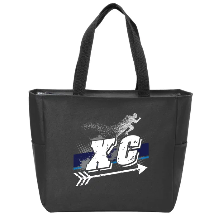 Xc Cross Country Runner Coaches Trainers Team Running Gift Zip Tote Bag