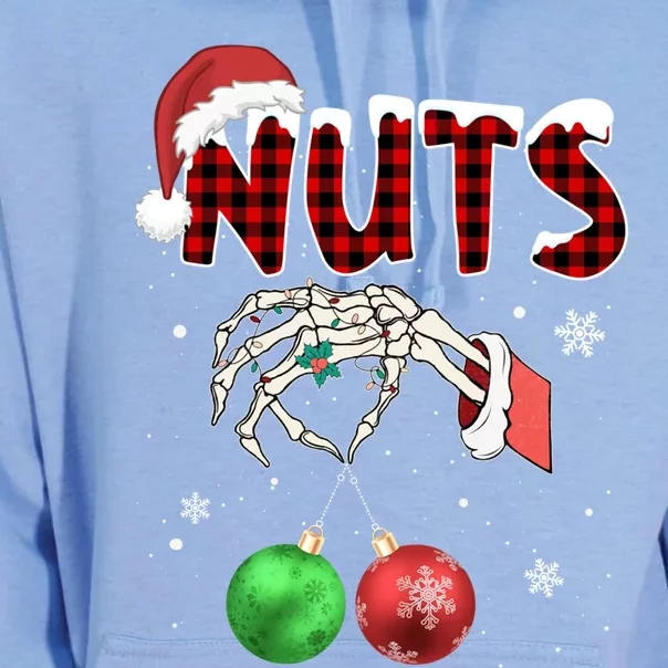 Xmas Chestnuts Chest Nuts Christmas Funny Couple Matching Gift Unisex Surf Hoodie