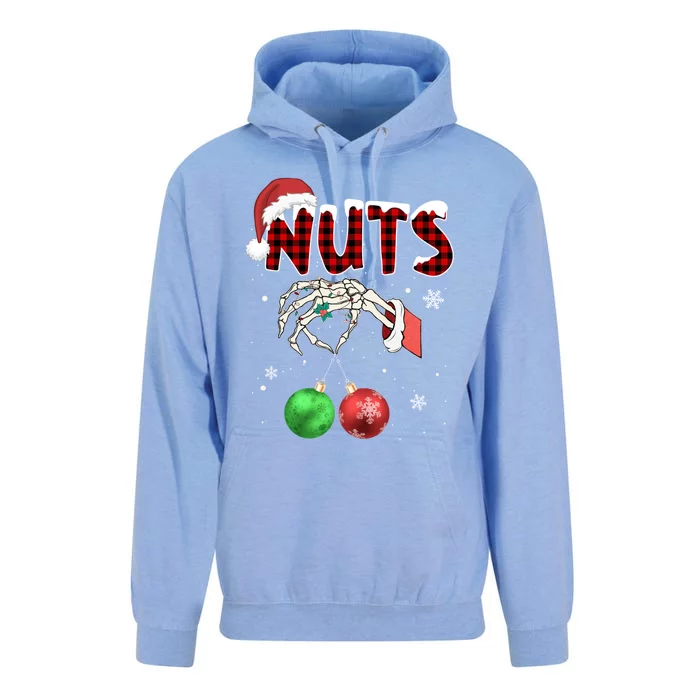 Xmas Chestnuts Chest Nuts Christmas Funny Couple Matching Gift Unisex Surf Hoodie