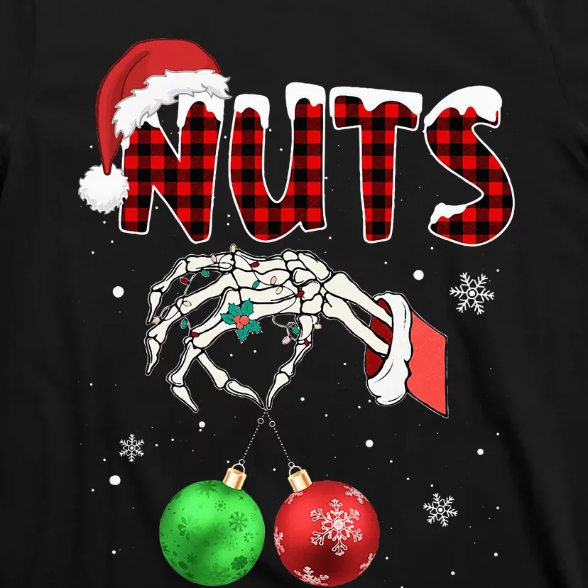 Xmas Chestnuts Chest Nuts Christmas Funny Couple Matching T-Shirt