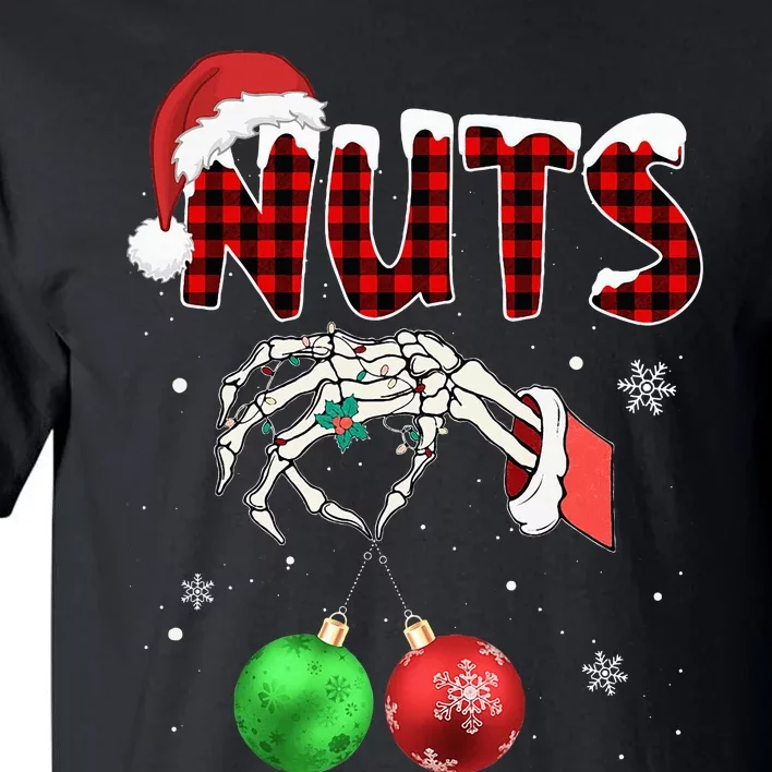 Xmas Chestnuts Chest Nuts Christmas Funny Couple Matching Tall T-Shirt