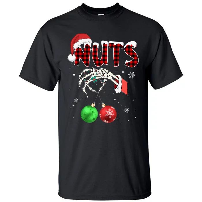 Xmas Chestnuts Chest Nuts Christmas Funny Couple Matching Tall T-Shirt