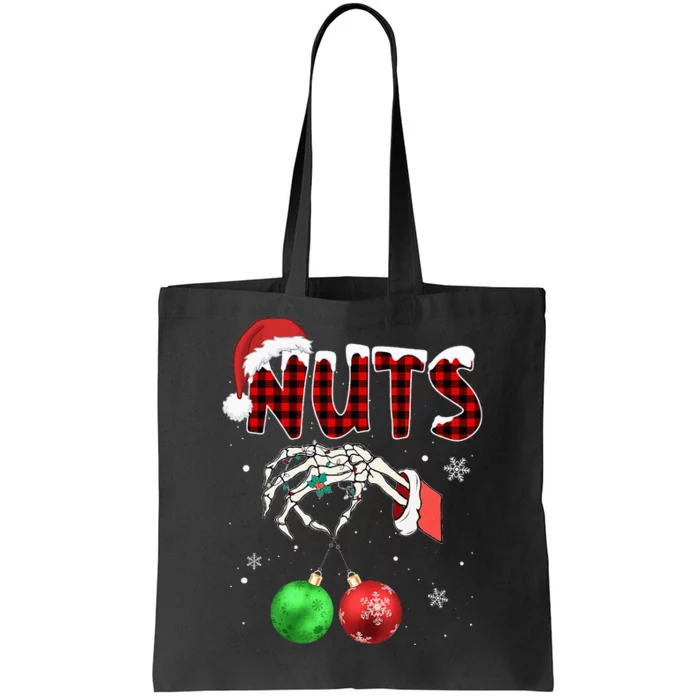 Xmas Chestnuts Chest Nuts Christmas Funny Couple Matching Tote Bag