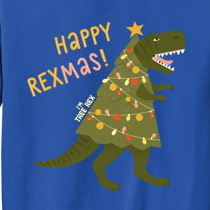 Xmas Christmas Dinosaur Happy Rexmas Tree Rex Gift Sweatshirt